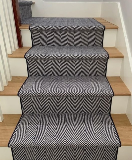 Custom Stair Runner Installation