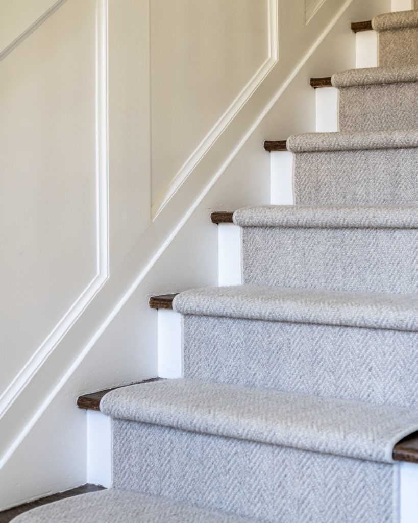 Custom Stair Runner Installation